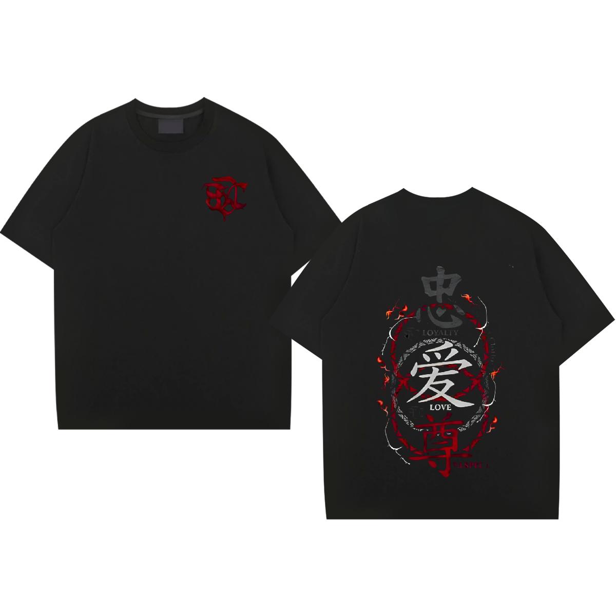 Stylish 2024 Summer Cartoon Men's Custom Tees - Casual Daily Wear Soft Cotton Polos