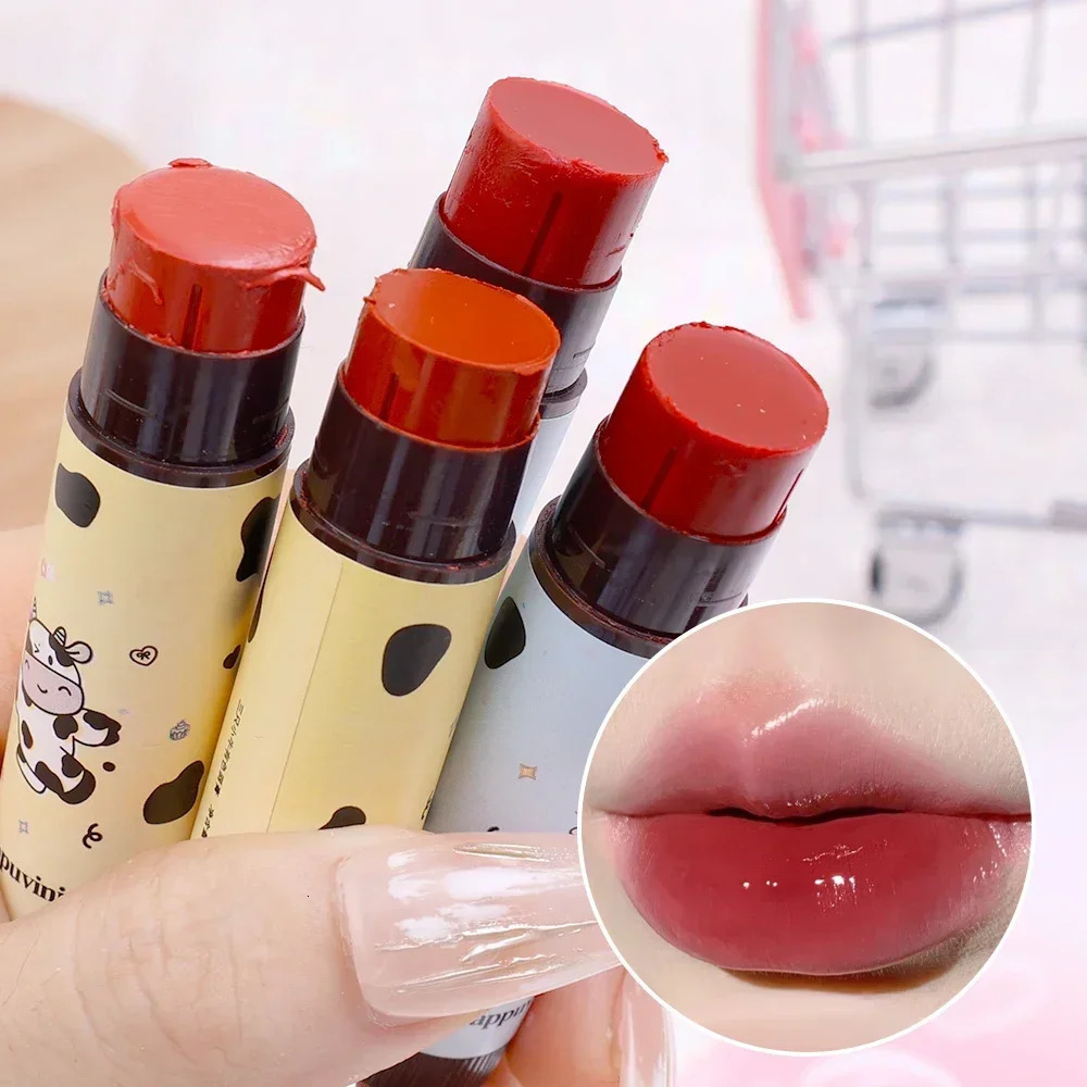 lovely cow lipstick lasting nourishing lipstick reducing lip line aging lipstick 240705