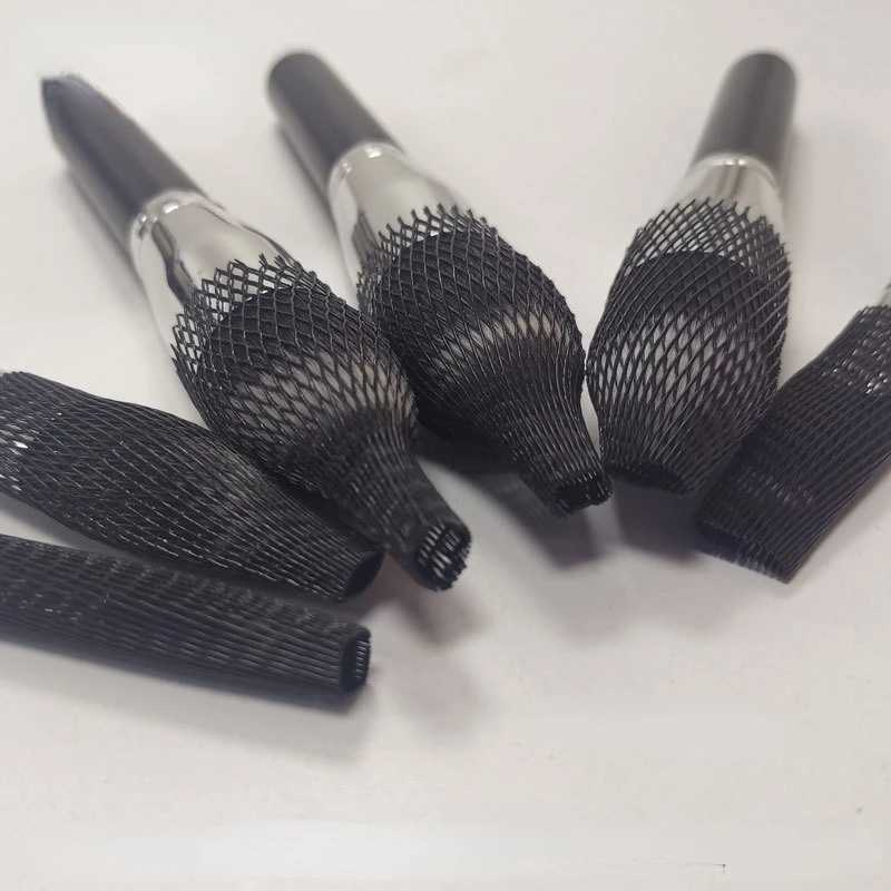 50PCS Makeup Brushes Mesh Protectors Cover Beauty Elastic Mesh Protective Net Makeup Cosmetic Tool Kits Brush Net Pen CoverCL240708