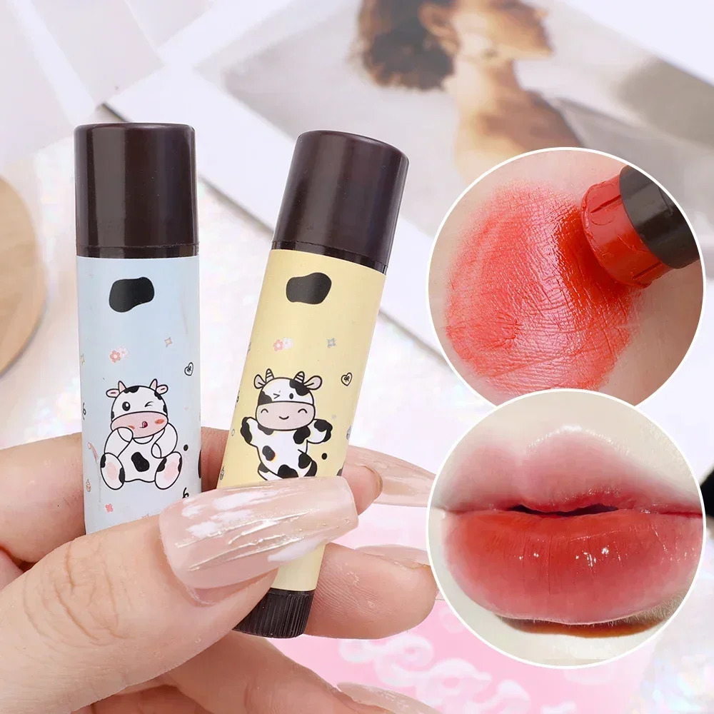 lovely cow lipstick lasting nourishing lipstick reducing lip line aging lipstick 240705