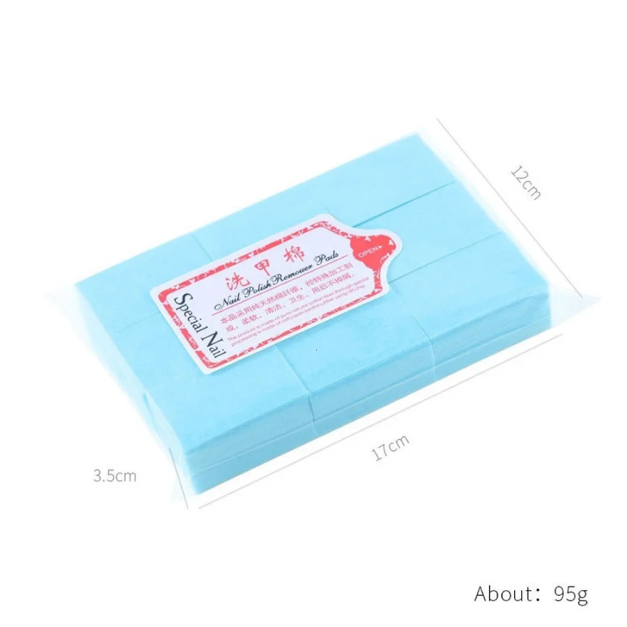 1000PCS nail cotton pad manual foot treatment gel tool lint free wet towel Napkins nail polish gel nail wet towel 240705