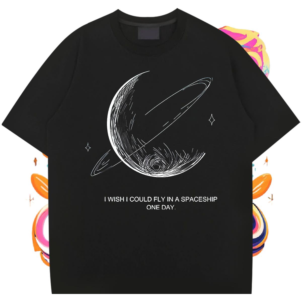 High Quality Tshirts Short Sleeve Cotton O-Neck Street wear Hip Hop T Shirt For Man Graphic 2024 DIY Wear