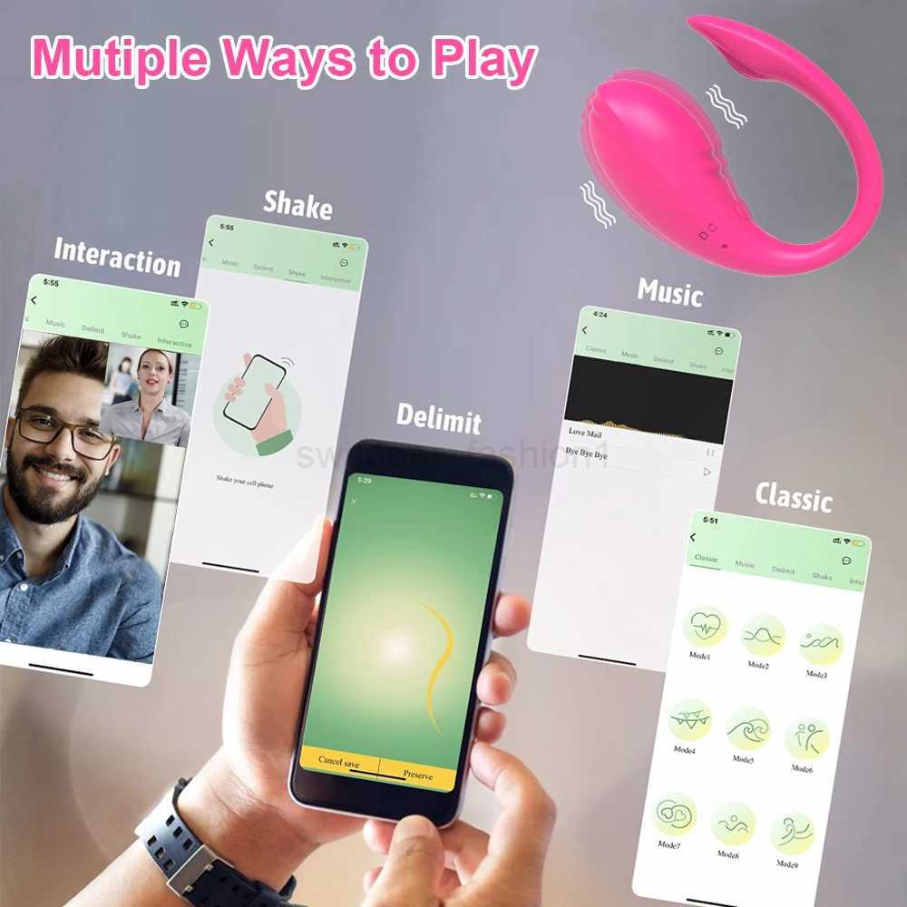 Wireless Bluetooth APP Vibrator Female Remote Control Clitoris Stimulator G Spot Massager sexes Toys for Women Adults PantiesB240708