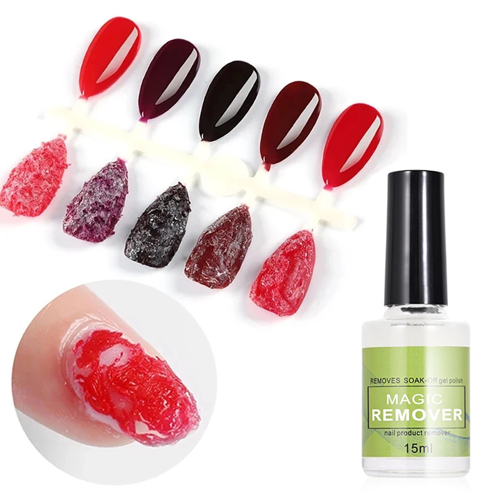 15ML Quick Magic Effect Nall gel Professional Soap UV Cleaning Function Polish Semi anent Hand Painted Varnish* 240705