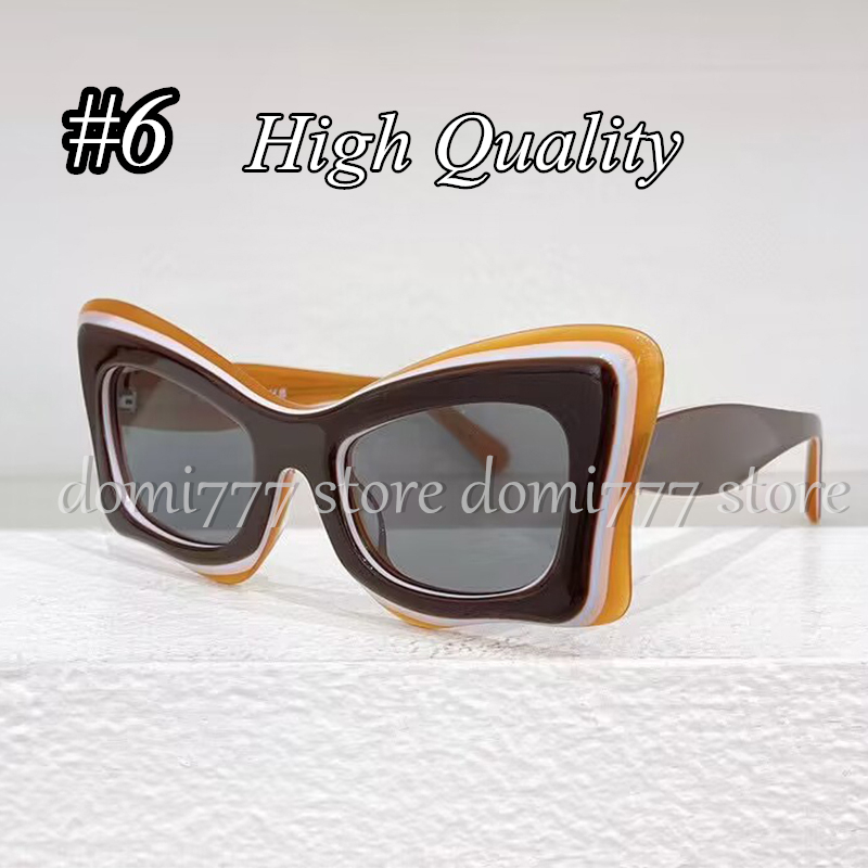 Fashion Brand Women's Color Blocking Frame Sunglasses with Metal Letters Logo Gift Sunglasses for Women