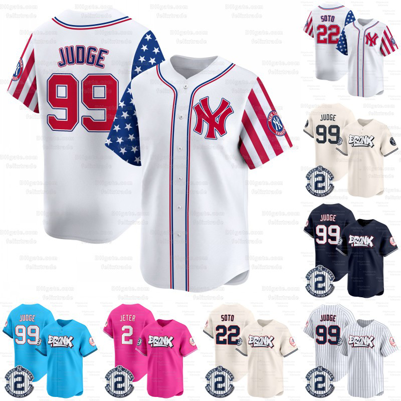 Aaron Judge Juan soto YANKEE Jersey 34 Spencer Jones Gleyber Torres Alex Verdugo DJ LeMahieu Volpe Anthony Rizzo Giancarlo Stanton Gerrit Cole