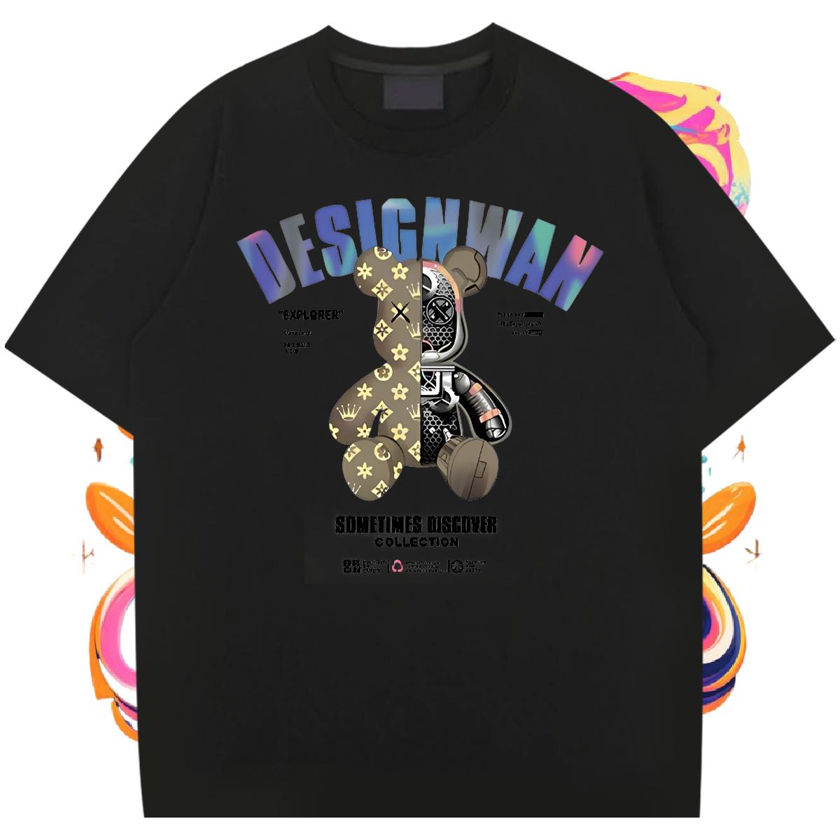 Classic Man T Shirts Customized Tshirt for Man Woman Beach Cotton Breathable Short Sleeve Designer Polos