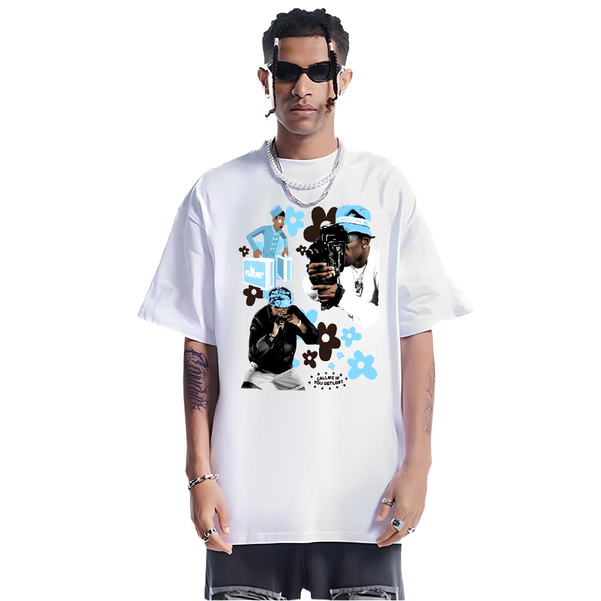 Designer Tshirts Round Neck Short Sleeve Street Wear Mens T Shirts Oversized 2024 New Tops Shirt