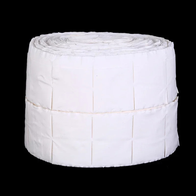 500pcs nail wet towel white nail polish gel removing wet towel nail art tip manual cleaning wet towel cotton pad 240705