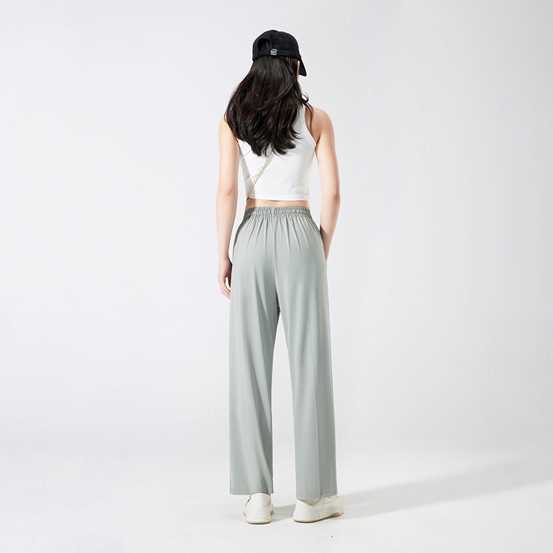 2024 Summer sun UPF50+sun protection pants for girls Wide leg trousers F7.8#42