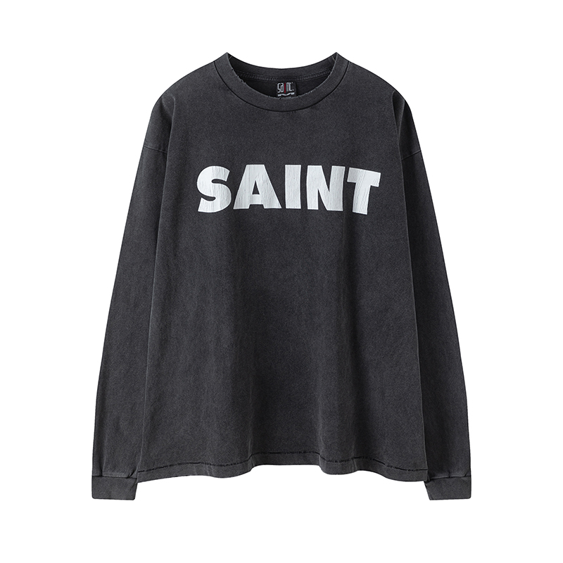 Vintage Long Sleeve T-Shirt: Premium Washed Cotton, Comfy, Unisex Style