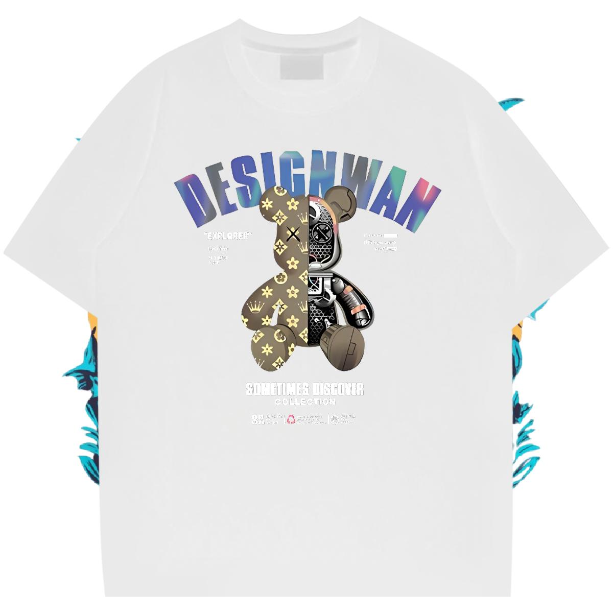 Cool Couples T Shirts Breathable Crew Neck Summer Casual Mens T Shirts DIY Printed Casual New Top Tees