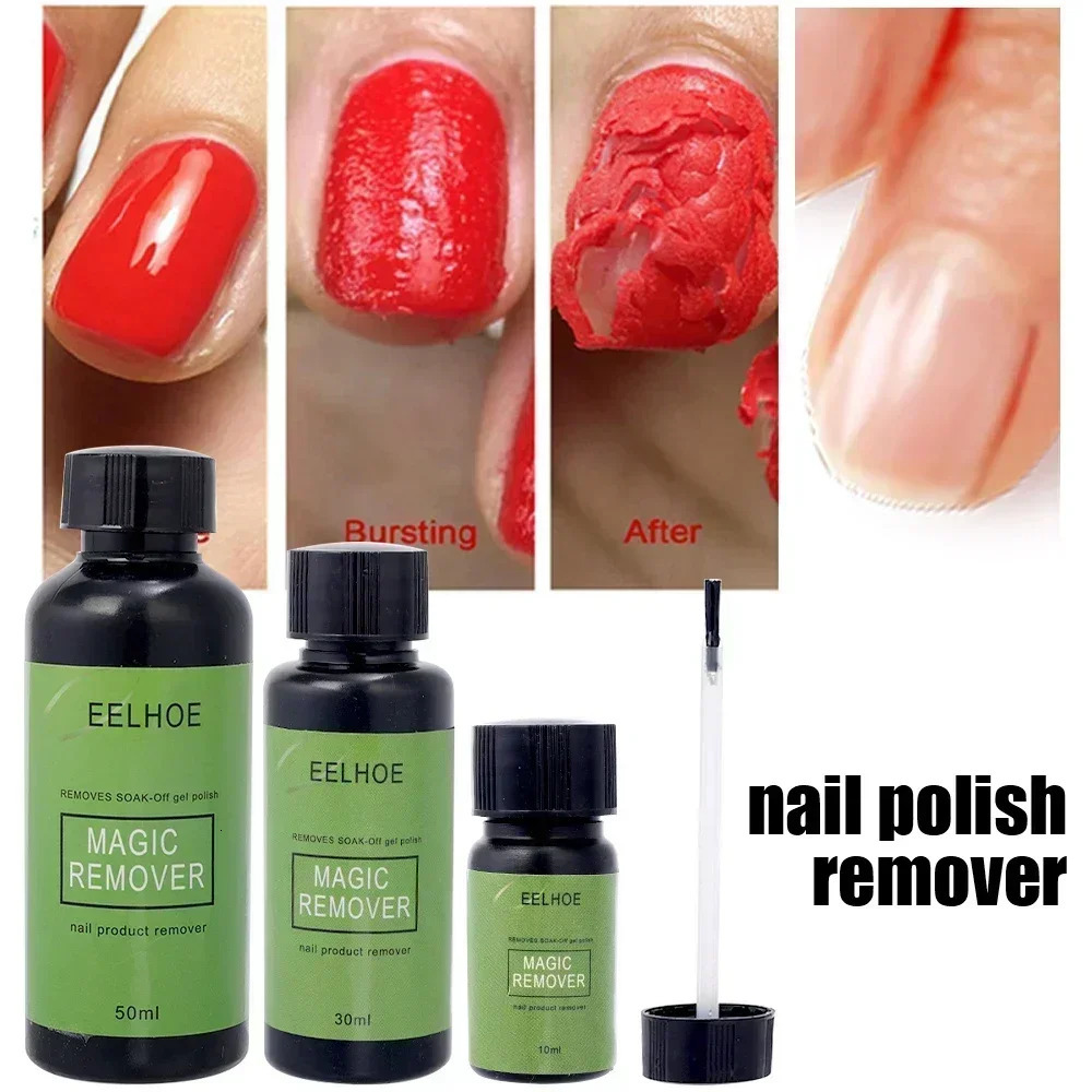 3-minute magic quick removal of gel nail polish harmless nail polish acrylic semi anent varnish cleaning and polishing 240705