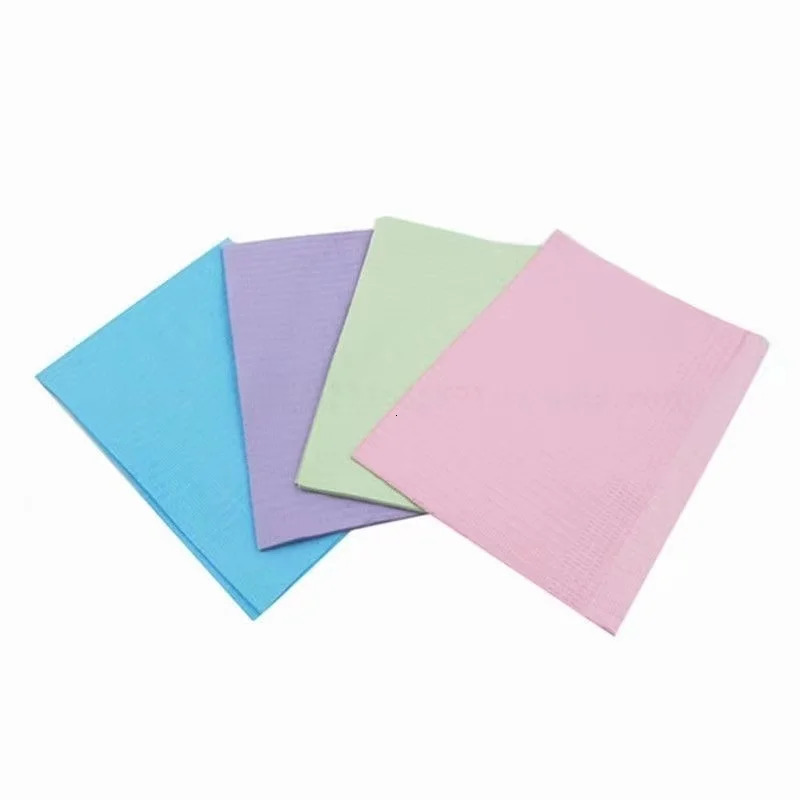 20Pcs nail art cleaning table mat disposable cleaning pad non-woven waterproof table cloth nail care tool 240705