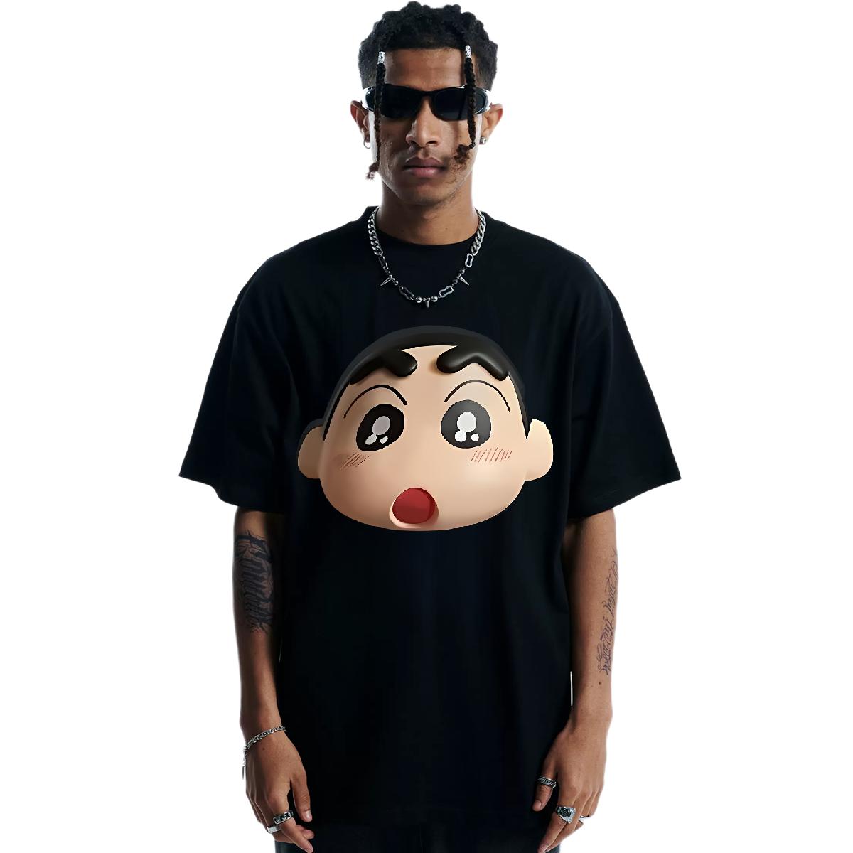 2024 New T shirt Floral Print Men Tops Tees Sports Casual Cotton Breathable Short Sleeve Comfortable Wear