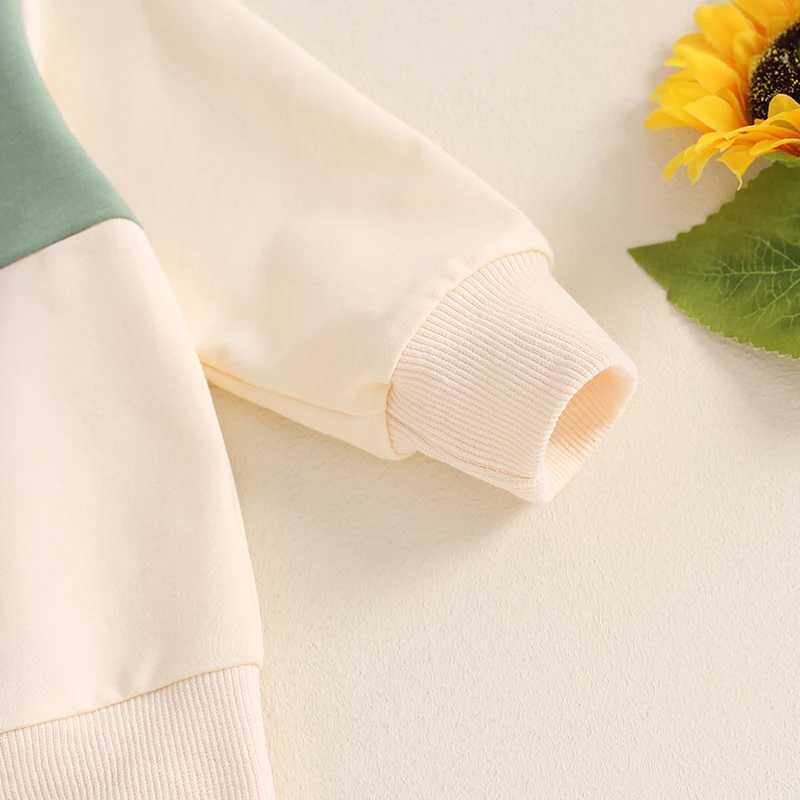 Clothing Sets 0-3Y Baby Boys Autumn Clothes Sets Newborn Toddler Long Sleeve Contrast Color Tops Sweatshirt Pockets Pants Outfits Tracksuits