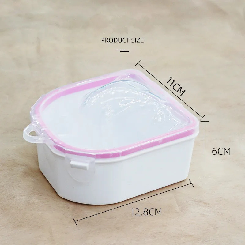 Nail polish removal soap bowl nail art treatment health tool durable cutin care bubble bowl double nail soap bowl 240705