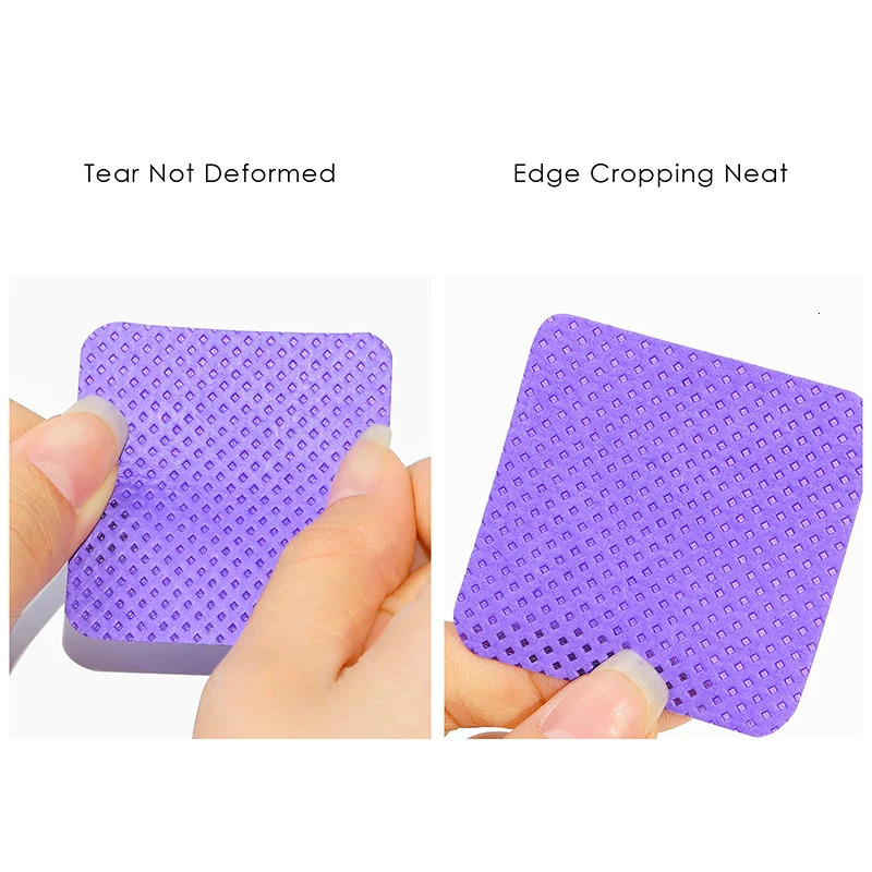 Lint free nail polish removing gel nail wet towel nail cotton pad foot massage makeup gel nail art cleaning tool 240705