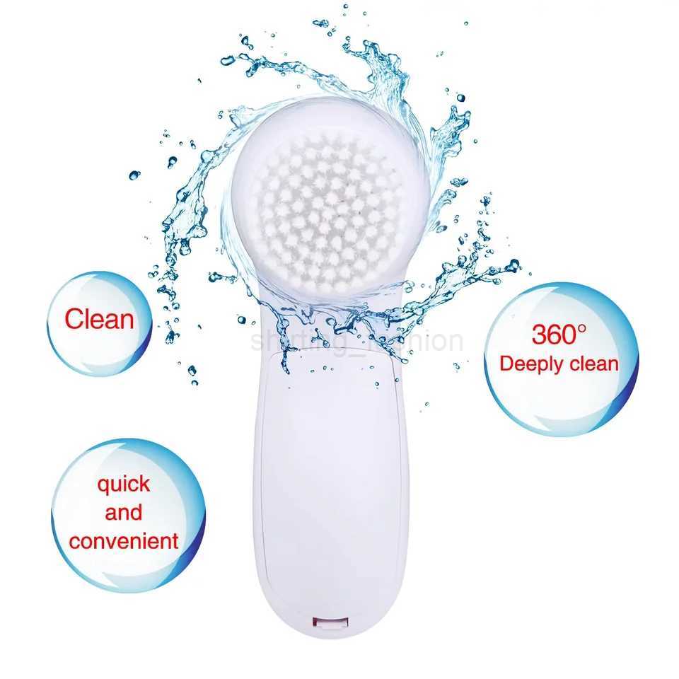 5 in 1 Electric Face Scrubber Cleanser Multifunction Face Cleansing Brush for Gentle Exfoliation Face CareCL240708