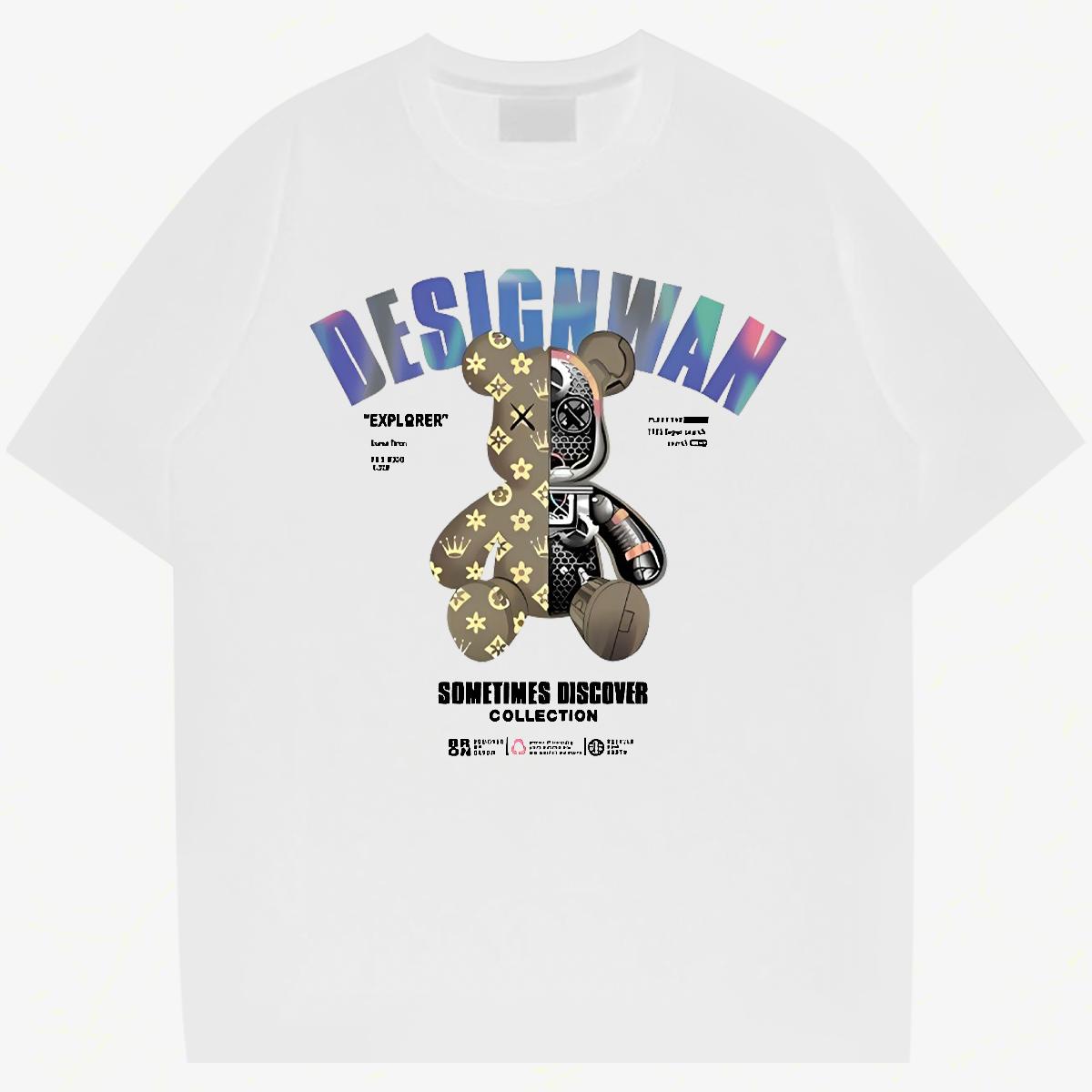 New Arrival T-Shirts for Men Custom Anime Street Men Clothes T-Shirt 180g Cotton Cool Design