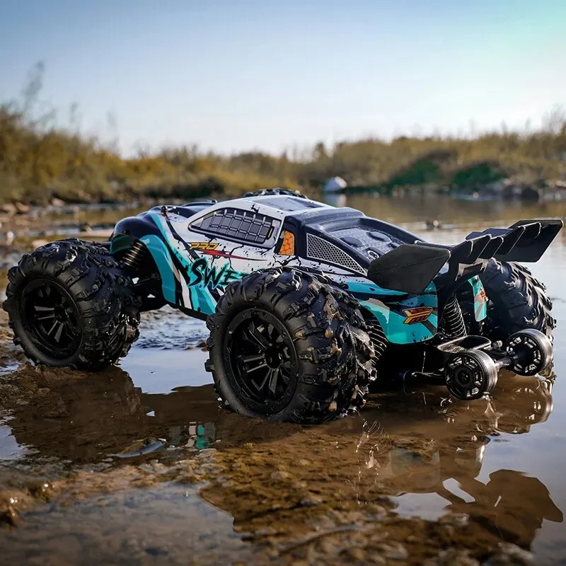 Q117 Brushless 4WD RC For Adults 1 16 70KMH HighSpeed Remote Control Car All Terrain OffRoad Truck Festival Gift 240624