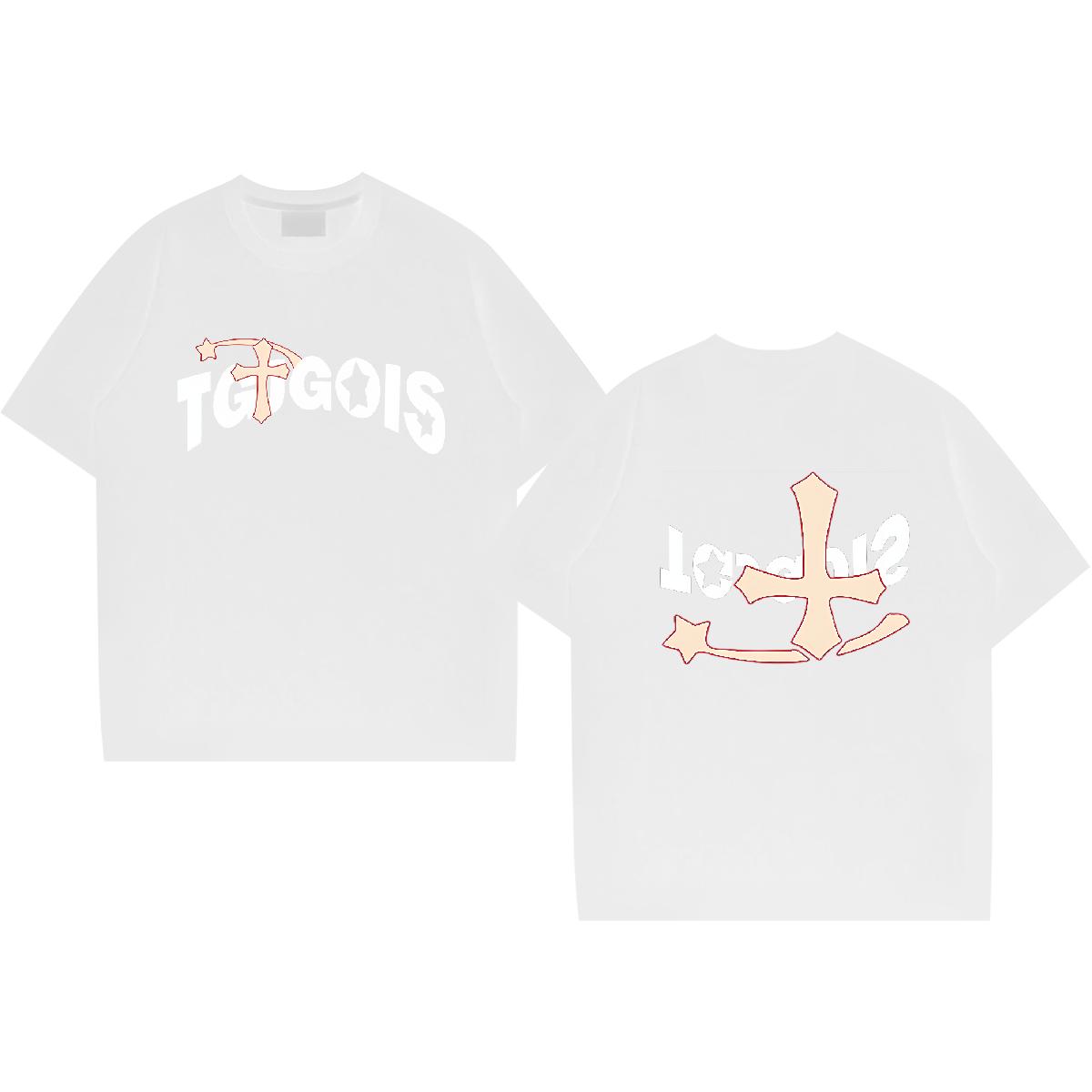 DIY Customized T Shirts Men Custom Print Oversized Mens Tshirts Outdoor 180g Cotton Classic Tops Shirt