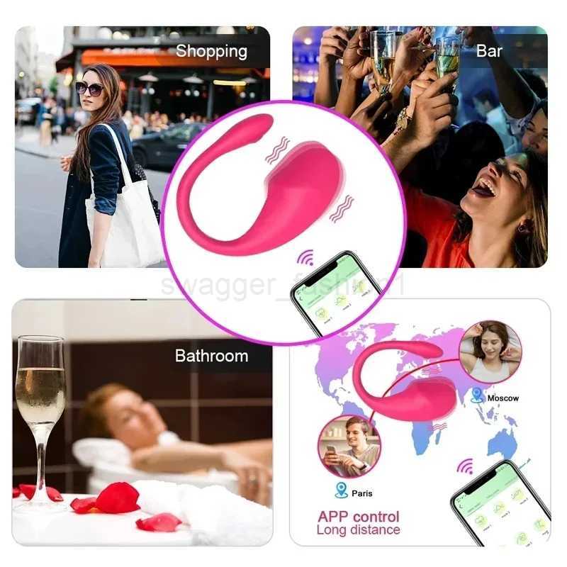 Wireless Bluetooth G Spot Vibrator for Women APP Remote Control Wear Vibrating Clit Female Dildo Vibrating Panties sexes ToysB240708