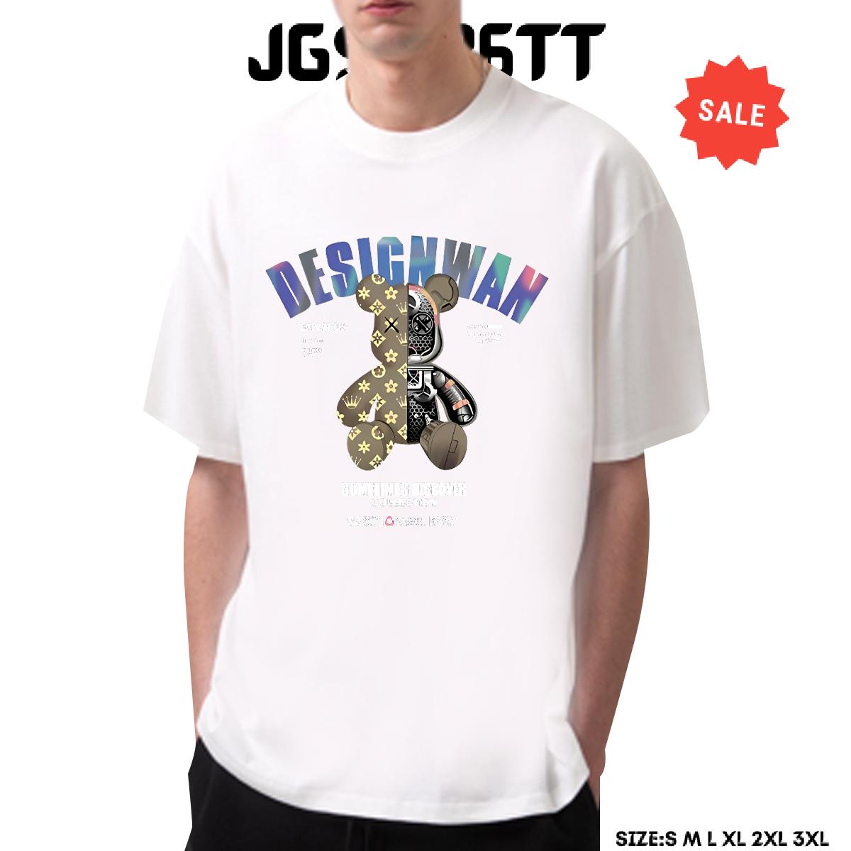 Classic T Shirt For Man Hip Hop Street Breathable Crew Neck Cotton Tshirt for Man Woman DIY Custom Printed Wear