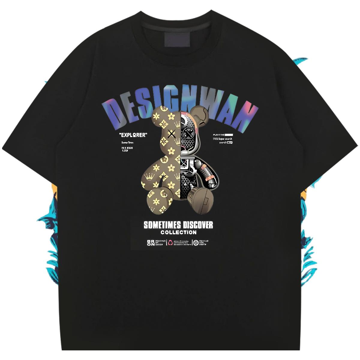 Cool Couples T Shirts Breathable Crew Neck Summer Casual Mens T Shirts DIY Printed Casual New Top Tees