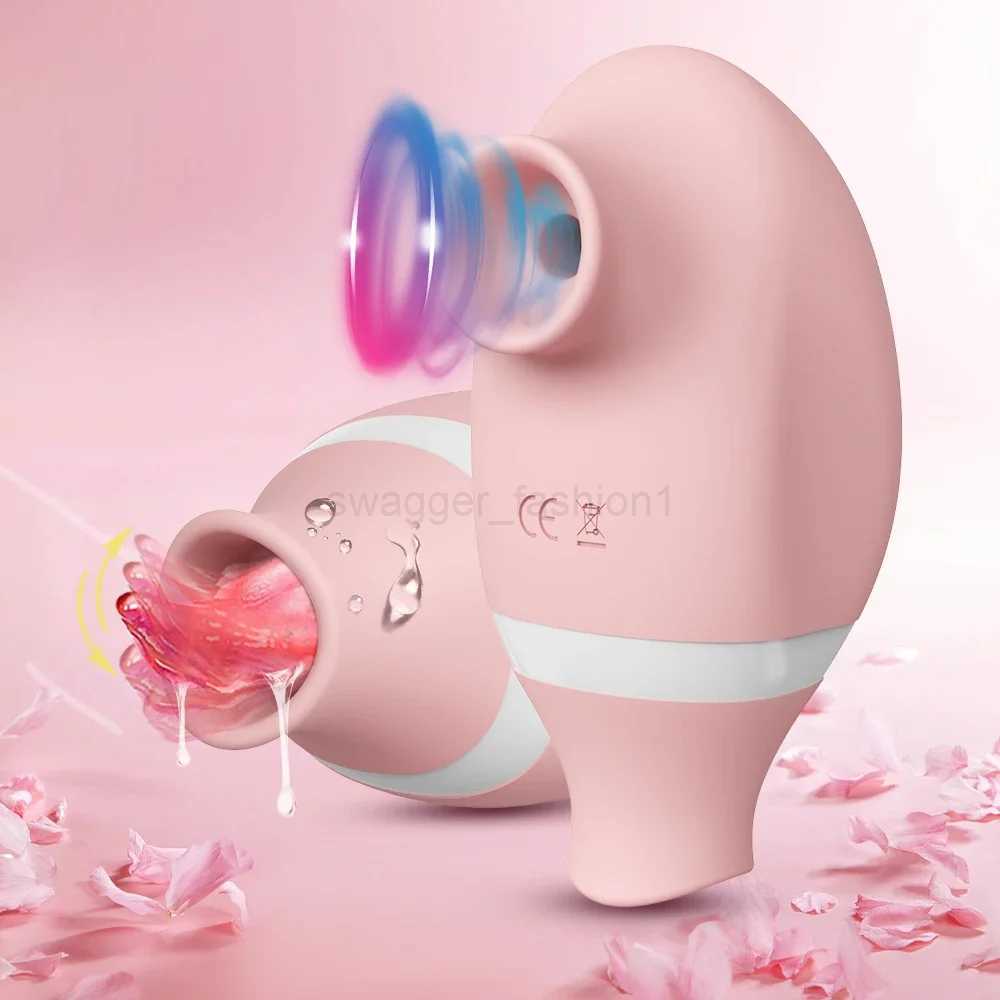 2 in 1 Clitoral Sucking Vibrator Women G-Spot Suction Cup Licking Dual Stimulation Nipple Massager Women Hardcore Adult sexes ToyB240708
