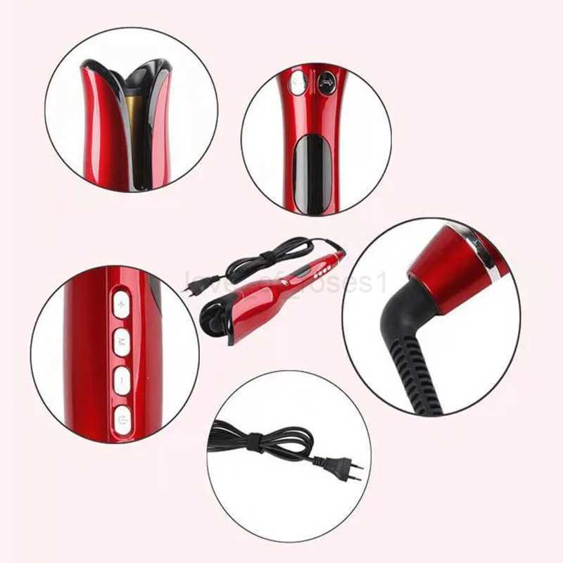 Multi-Automatic Hair Curler Hair Curling Iron LCD Ceramic Rotating Hair Waver Magic Curling Wand Irons Hair Styling ToolsZ240709