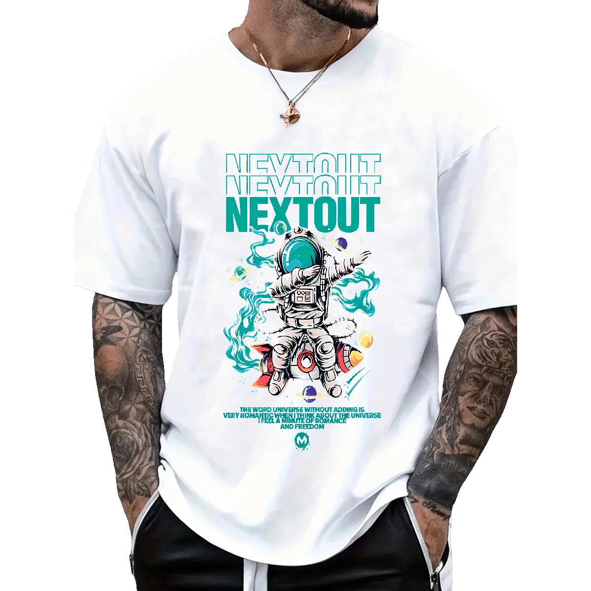 Comfortable Man T Shirts Daily Outfit Short sleeve Cotton Soft Men Tops Tees DIY Customized Custom Anime Wear