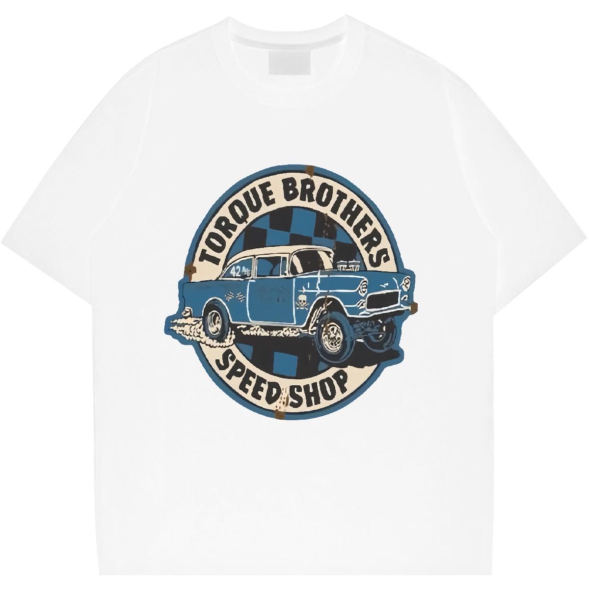 Loose Men T Shirts Summer Casual Breathable Short Sleeve Men Clothes T-Shirt 2024 New Custom Anime Top Tees