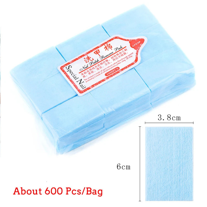 Nail polish removal wet towel cleaning lint free paper pad soap r tool 240705