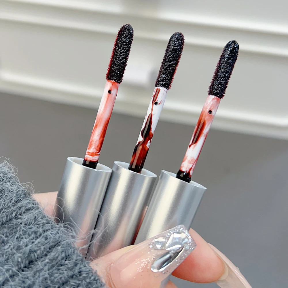 Waterproof lip line peeling tattoo lip color waterproof long-lasting matte lip color brown contour tearing lip color dyed cosmetics 240705