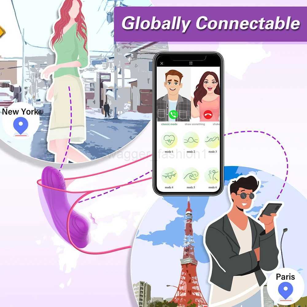 Wearable Vibrator for Women Clit Stimulator Wireless Bluetooth APP Control Magnetic Wear Vibrating Female Masturbator sexes ToysB240708