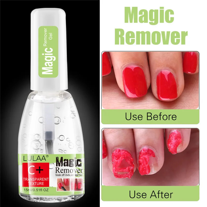 Magic nail polish burst gel magic nail polish r nail polish lint free exfoliator quick cleaning UV gel nail art tool 240705