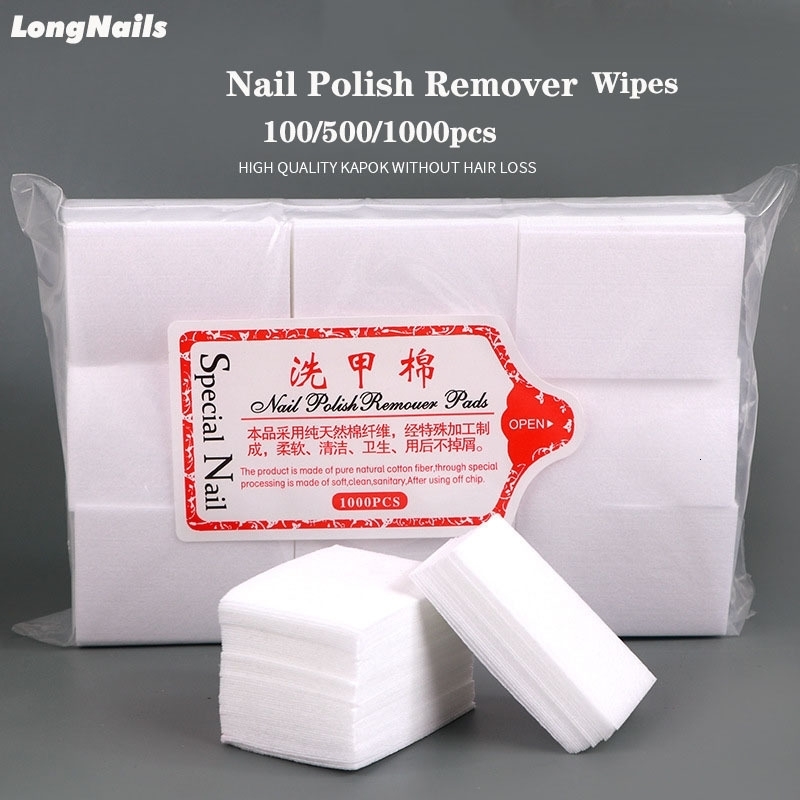 Nail cotton polishing removing wet towel gel cleaning ergonomic napkin non-woven cloth cleaning UV gel polishing paper pad towel nail tool #v 240705