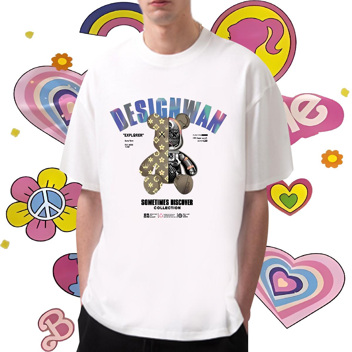 Wholesale Men Tops Tees Breathable Crew Neck Street Casual Man T Shirts Plus Size Custom Factory Direct Tee Shirt