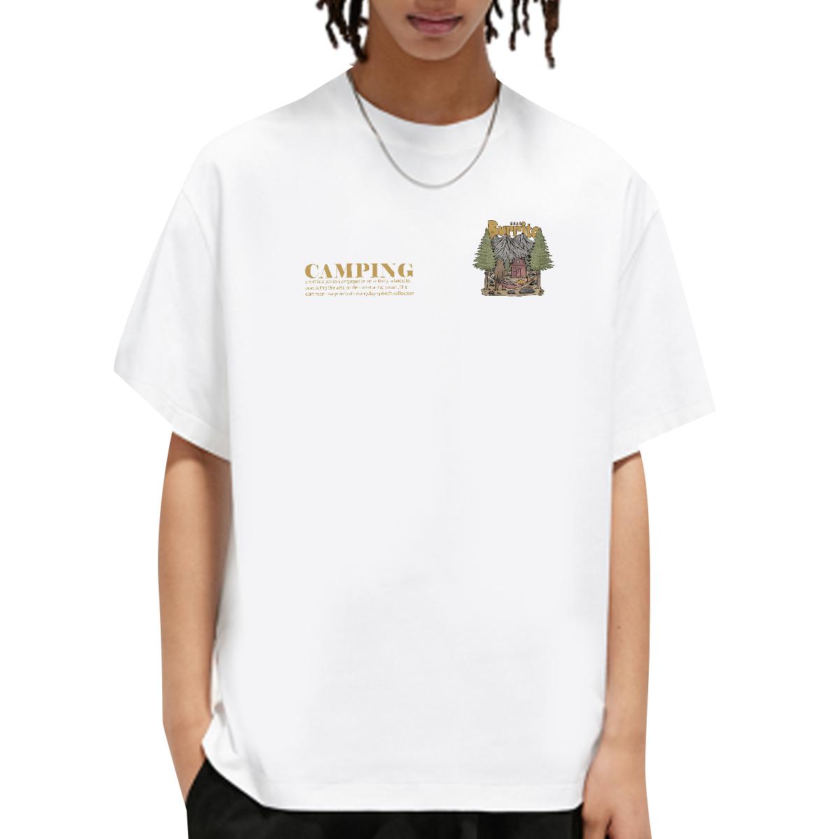 2024 Man T Shirts Anime Print Men Clothes T-Shirt Home Outdoor Cotton O Neck Short Sleeves 5A Top Tees