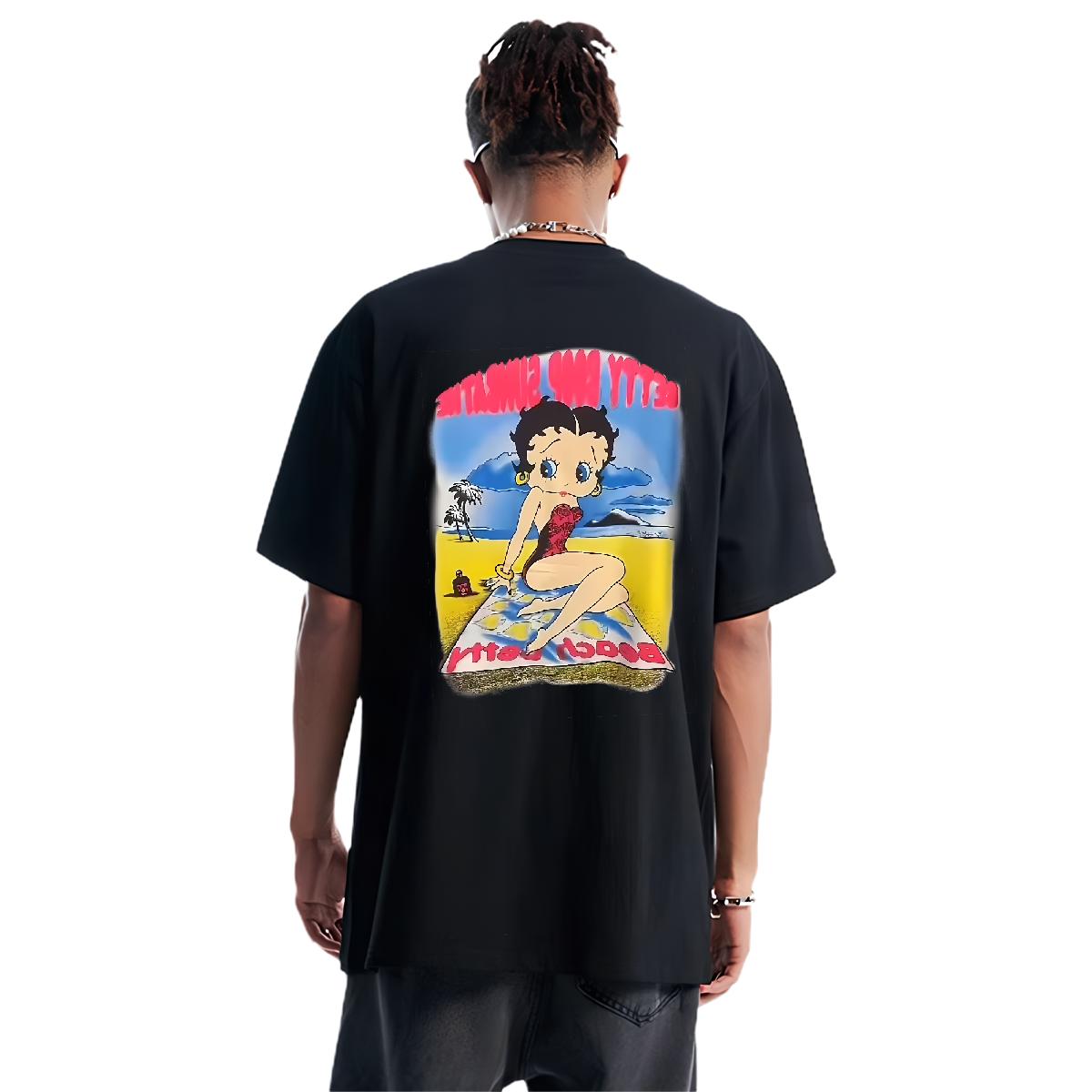 High Quality T-Shirts Daily Outfit Cotton O Neck Short Sleeves Men Clothes T-Shirt 2024 Designer Custom Print Plus Size Wear