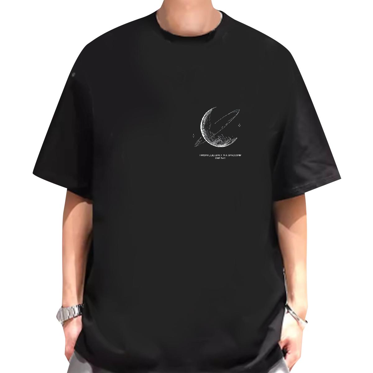 Customized T-Shirts for Men Cartoon Printing S-3XL Men Tops Tees Beach Breathable Short Sleeve High Quality Tees Shirts