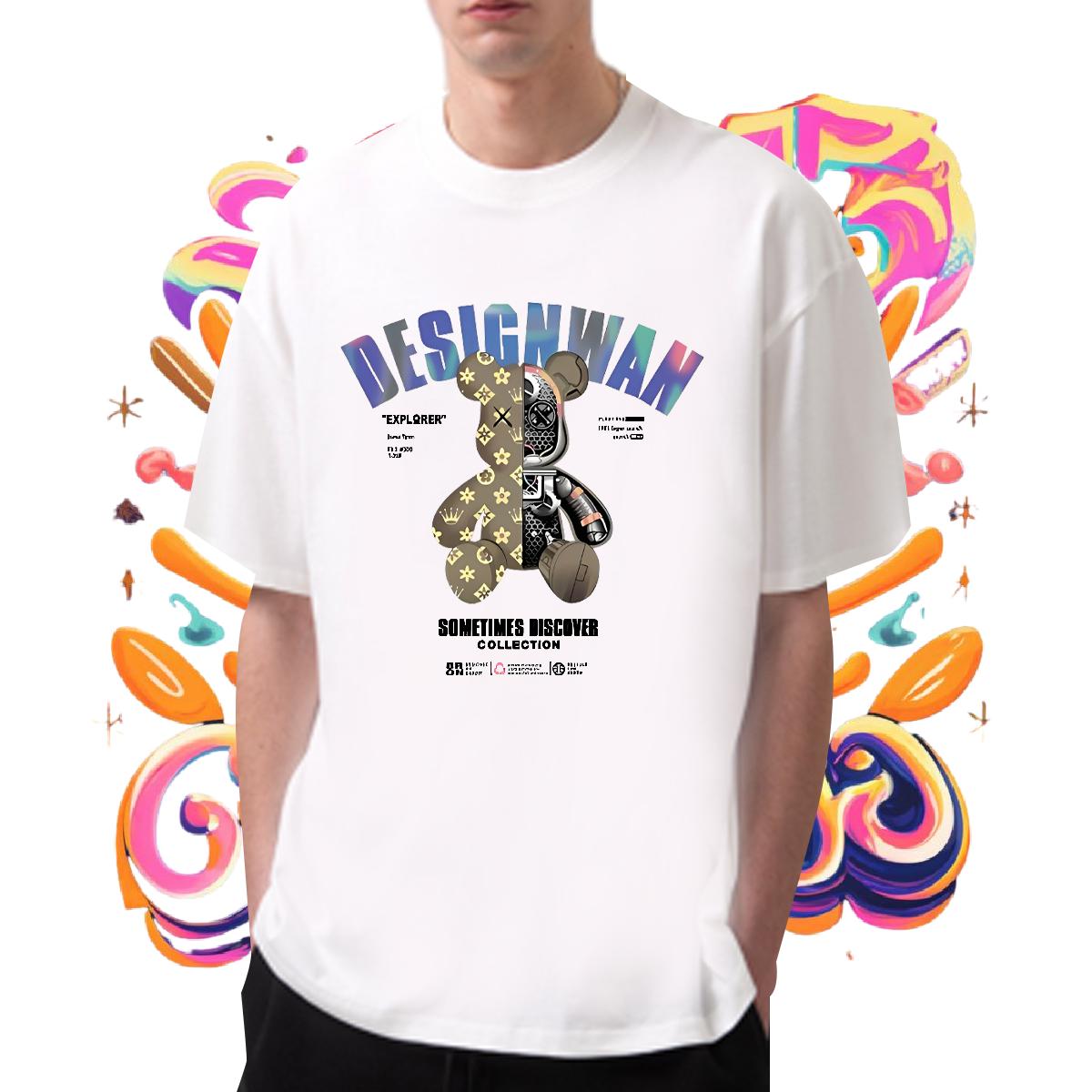 Classic Man T Shirts Customized Tshirt for Man Woman Beach Cotton Breathable Short Sleeve Designer Polos