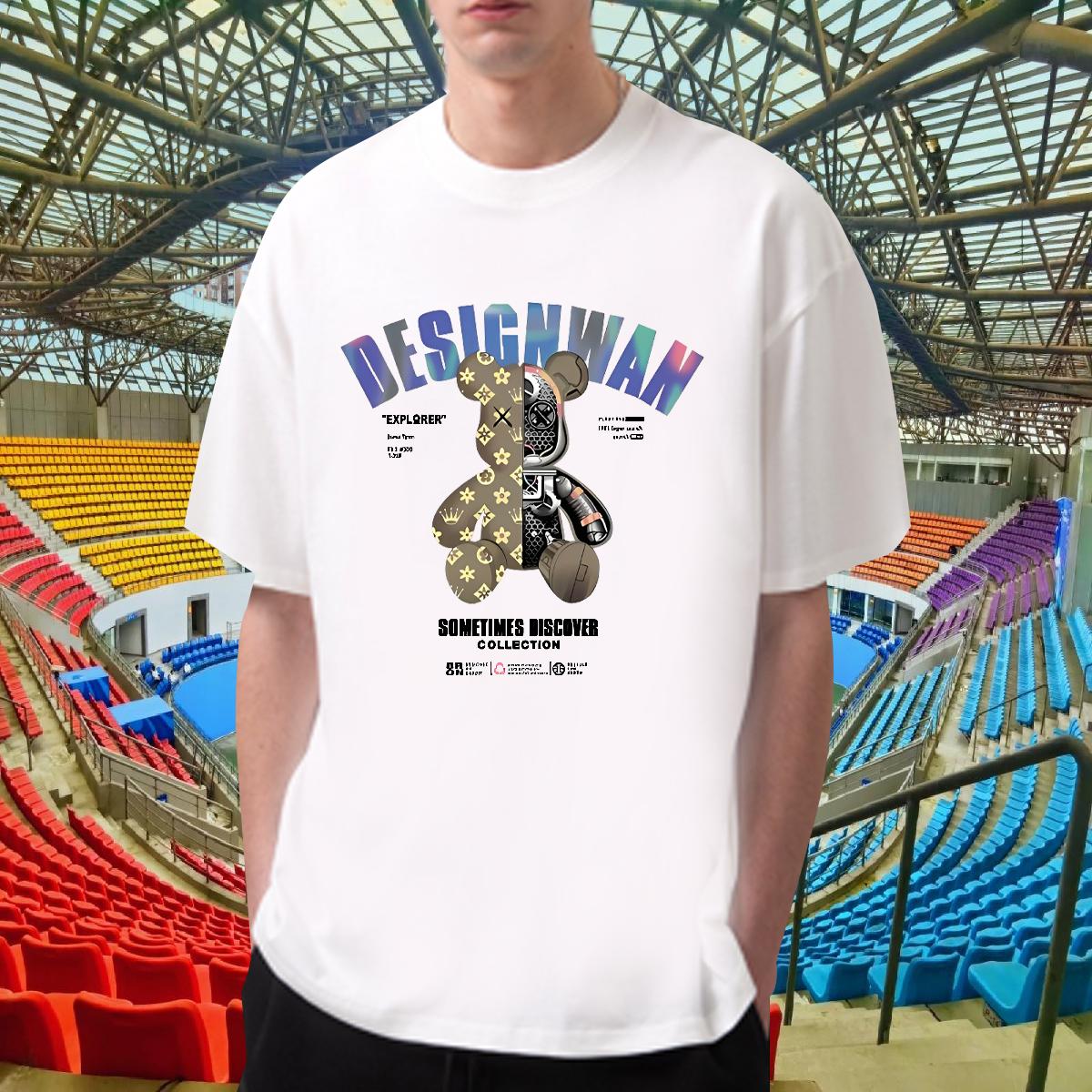 Brand T Shirt For Man Anime Men Tees Sport Cotton O Neck Short Sleeves Designer Tops Tees