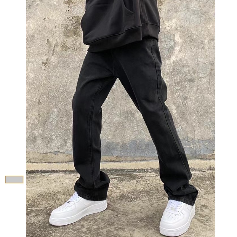 Hot Sale Patchwork Jeans Men New Skinny Jeans Fashion Biker Denim Overall Skinny Pants Casual Mens Clothes Back Embroidery