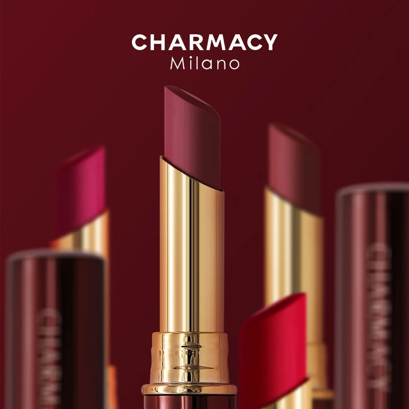 CHARMACY Waterproof Velvet lipstick Easy to Wear Waterproof lipstick Lasting Matte lipstick Cosmetics 240705