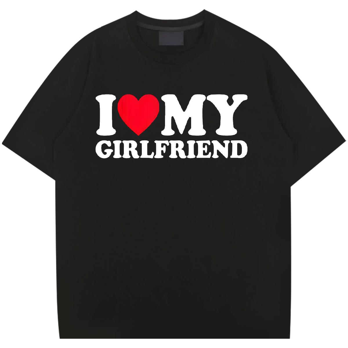 Classic Casual Man T Shirts Cartoon Print Couples T Shirts Outdoor Cotton Breathable Loose Clothings