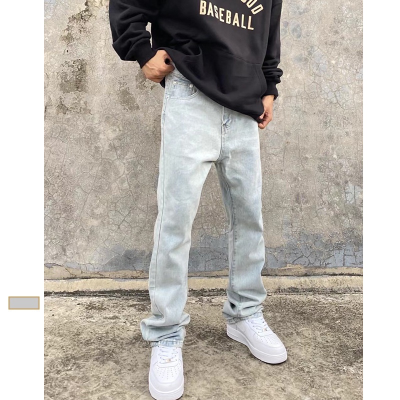 Hot Sale Patchwork Jeans Men New Skinny Jeans Fashion Biker Denim Overall Skinny Pants Casual Mens Clothes Back Embroidery