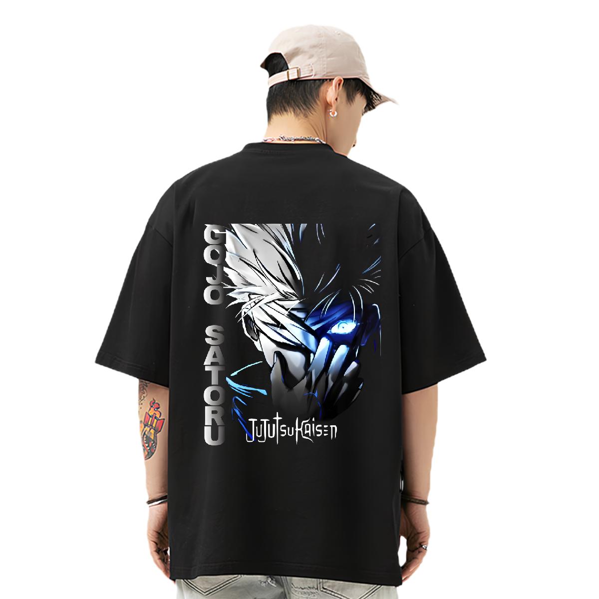 New Designer T Shirt For Man Black White Men Clothes T-Shirt High Street Hip Hop Breathable Short Sleeve Cool Tops Shirt