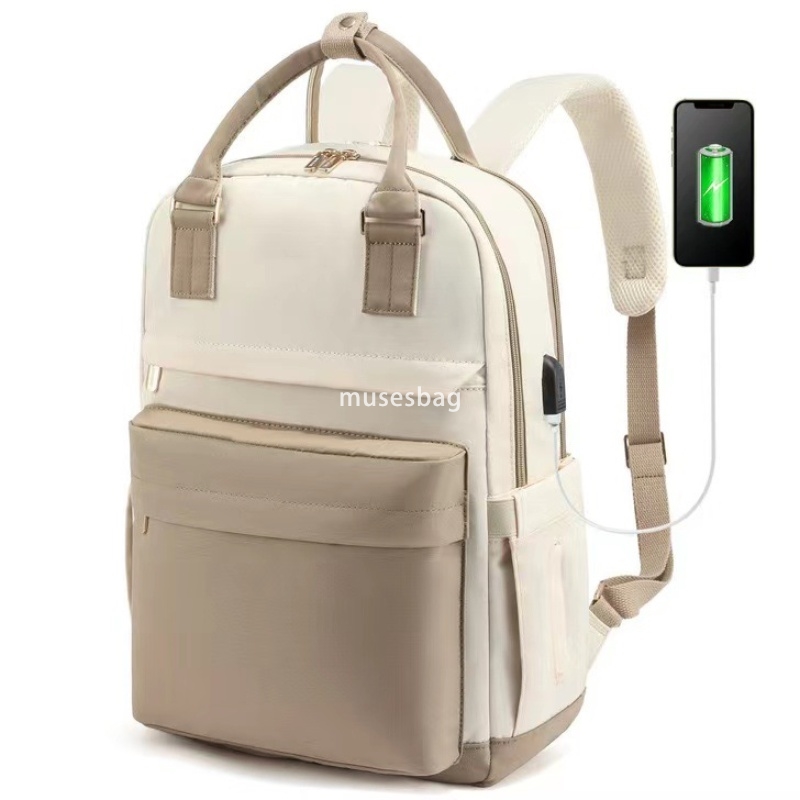 High end unisex designer backpack for men and women fashionable simple large capacity laptop bag practical casual portable travel backpack